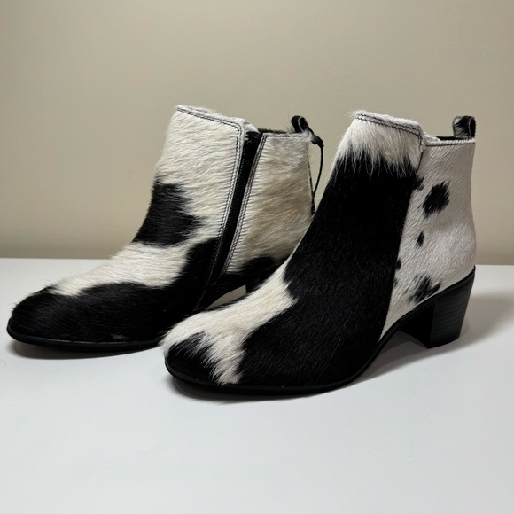 Myra Bags Neotron Hair-on Cowhide Ankle Boots – Block Heel 
NWT - Picture 2 of 16